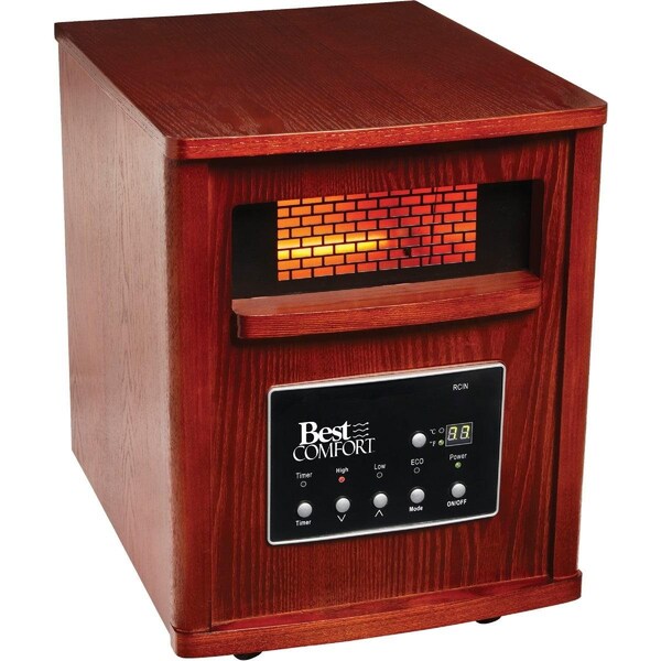 Best Comfort 1500W 120V Quartz Heater with Woodgrain Cabinet GD9315BCW-J - main